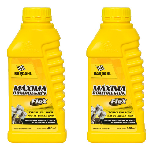 Kit Aditivo Para Aceite Máxima Compresión Flex 400ml X 2uni