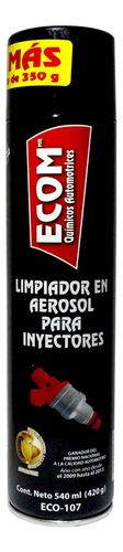 Limpiador Para Inyectores Eco-107 Contiene 540 Ml