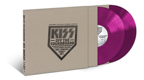 Kiss - Off The Sounboard Des Moines '77 ( 2lp/color/lacrado) Versão do álbum Edição limitada
