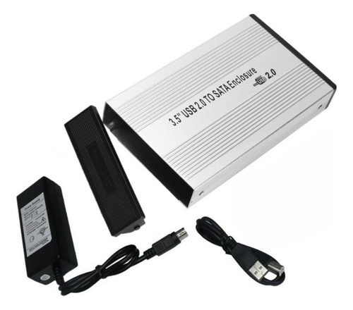 Case Para Disco Duro De Pc Usb 2.0 Sata Enclosure 