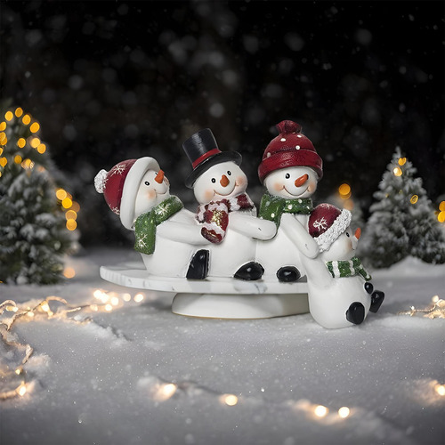 Figuritas De Resina Decorativas Para Invierno Hechas A Mano