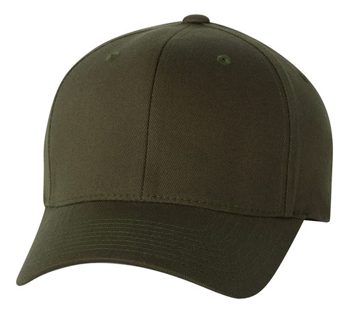 Gorra De 6 Paneles Flexoly Wooly (6277) - Olive, L /xl