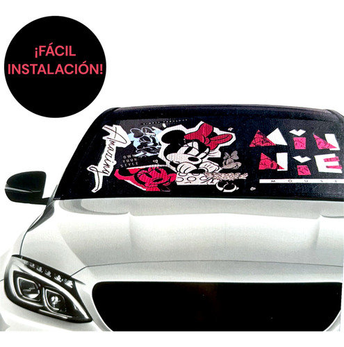 Parasol Minnie Mouse Parabrisas Universal Auto / Camioneta
