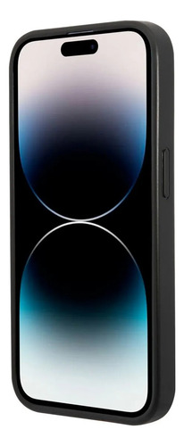 Funda Negra Lacoste Magsafe iPhone 15 Pro Max Color Negro Liso