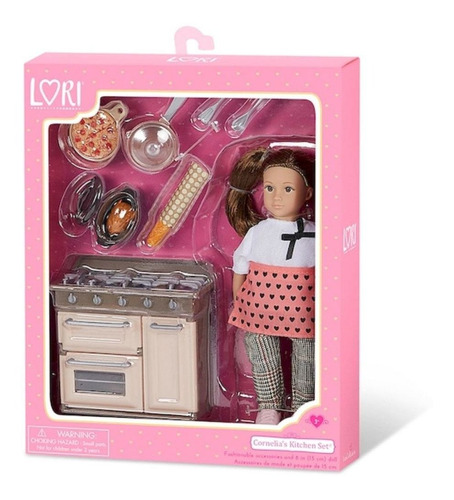 Muñeca Lori Con Accesorios De Cocina