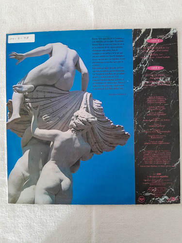 Disco Vinilo Celeste Carballo En Buenos Aires Edición 1991 (Usado)