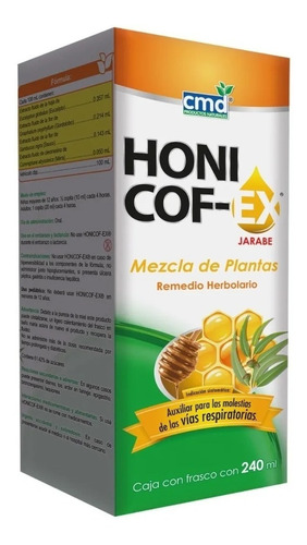 Imagen 1 de 3 de Honicof- Ex Auxiliar P/molestias De Vías Respiratorias Cmd
