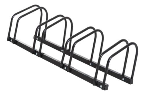 Soporte De Suelo Para 4 Bicicletas, Resistente Y Estable,