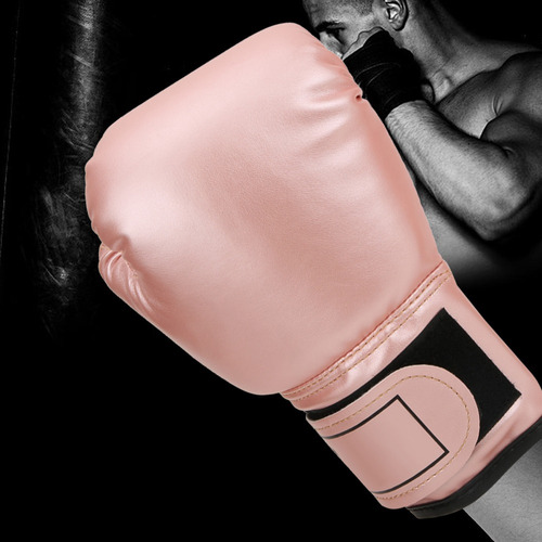 Luvas De Perfuração Respirável Pu Leather Boxing Kid Sanda