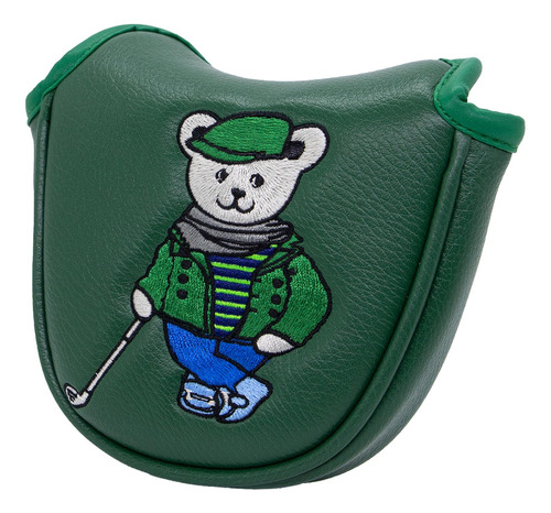 Golf Mallet Putter Head Cover Funda De Pu Para La Verde