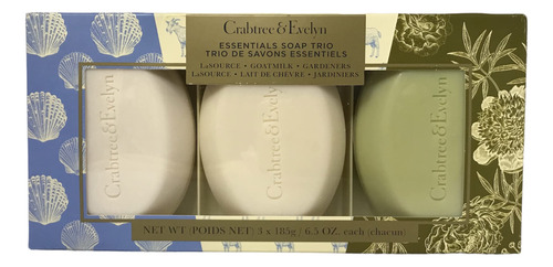 Crabtree & Evelyn Essentials Soap Trio La Source - Jardinero