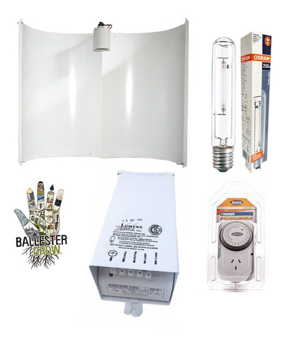 Kit Completo Sodio 250w Osram Cultivo Indoor Ballestergrow