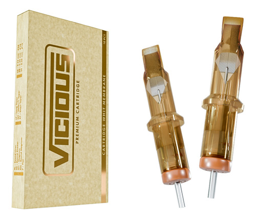 Cartucho Para Tatuaje Profesional Vicious Rm 10pz Premium Calibre De Las Agujas 1207