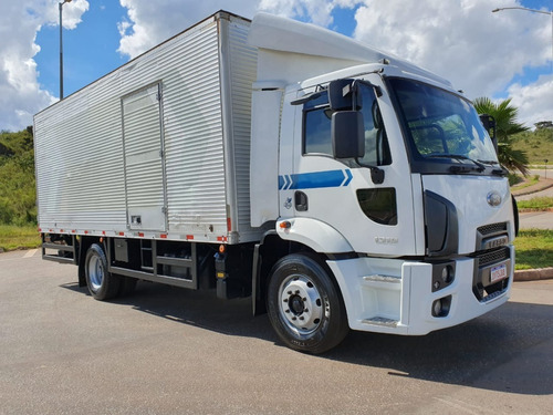 Ford Cargo 1319 Toco Ano 2014 Baú Plataforma Hidráulica