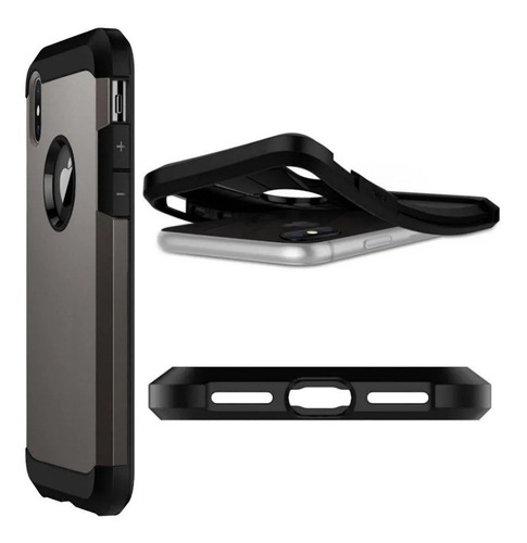 Imagen 4 de 4 de Protector Doble Capa Tipo Armor Para iPhone XS Max / Xr ®