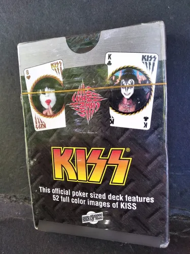 Kiss, Set De Cartas De Poker.