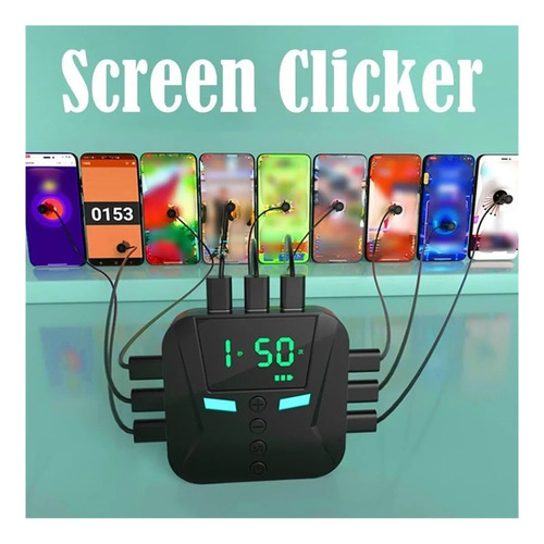 Clicker Automático De 6 Portas - 50 Cliques/segundo Para