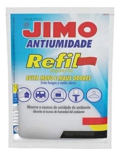 6un Refil Antiumidade Antimofo Jimo Guarda-roupa Closet 200g