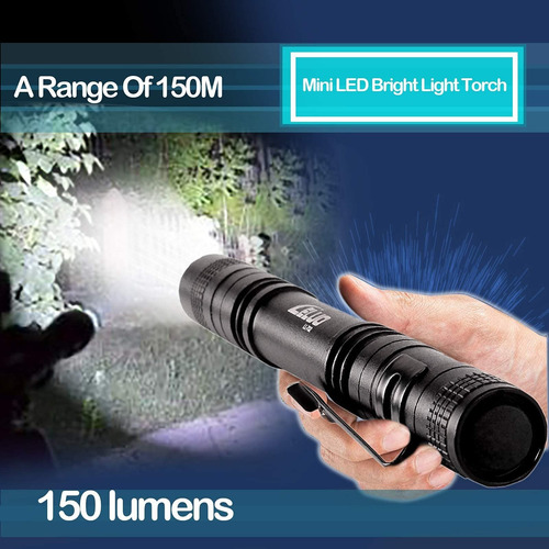 Mini Linterna Led Brillante De Bolsillo D Led 0398