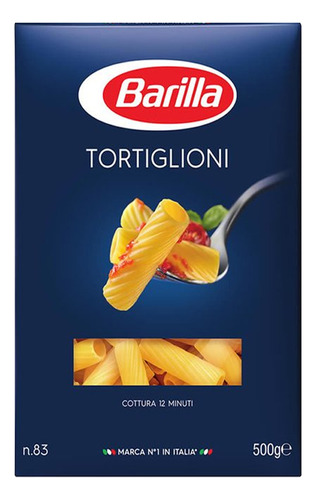 Fideos Italianos Barilla Tortiglioni Pack X6 Unidades