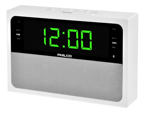 Rádio Philco Par1018bt Digital Fm Bluetooth Usb Led Cor Branco 110v/220v