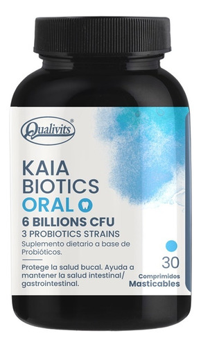 Probióticos Qualivits Kaia Biotics Oral 30 Comprimidos Masticables