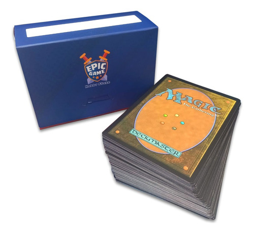 Lote Pack Magic 100 Cartas Aleatórias Comuns (azul)