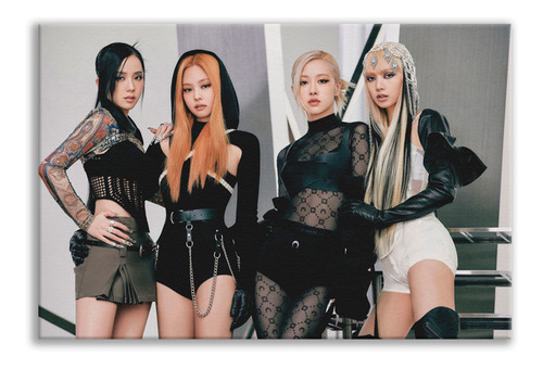 Cuadro Blackpink K-pop Canvas Poster Regalo D3 75 Cm