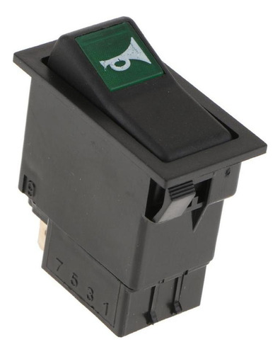 2 Pin Botón Interruptor De Balancín De Cuerno Para Camión