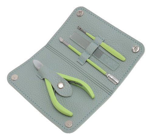 Juego De Herramientas De Pedicura Green Green, Cortaúñas, Ac