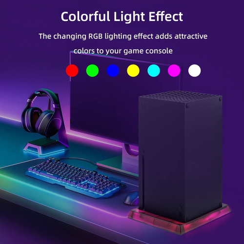 Soporte Base Stand Rgb Control + App Para Xbox Series X | S