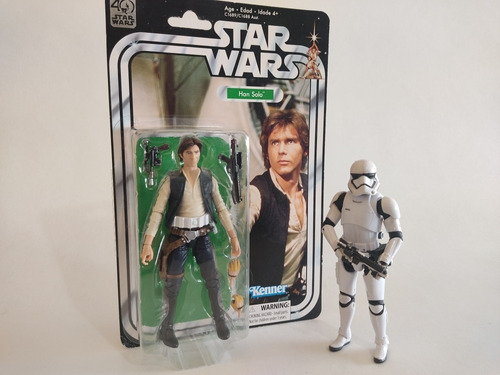 Star Wars Blackseries 40 Han Solo+stormtrooper Force Awakens