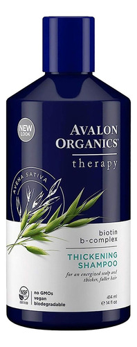 Avalon Organics Therapy Engrosamiento De Champú Biotina Bcom