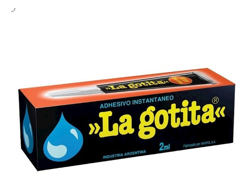 La Gotita De Poxipol Pegamento Instantaneo Universal X 2ml