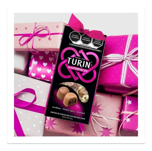 Chocolate Turin Masterpieces Avellana Frutos Rojos TiramisĂș