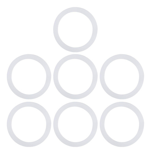 7 Uds Anillos De Junta De Tapa De Silicona Anillos Redondos
