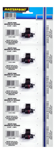 Kit C/5 Rolete Ir-40t Bicolor Para Calculadora - Masterprint