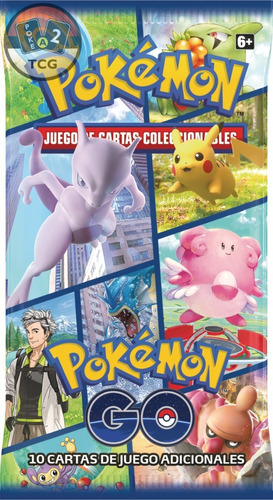 Pokemon Tcg Sobre Pokemon Go Español Unidad