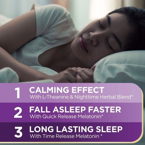 Melatonina Sleep 3 Tri Capa Acción Prolongada | 30 Tabletas