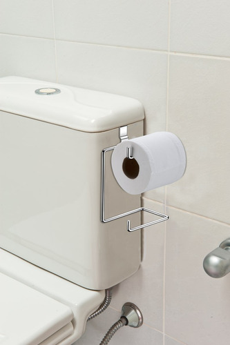 Suporte Para Papel Higienico Duplo Cromado Future 1094
