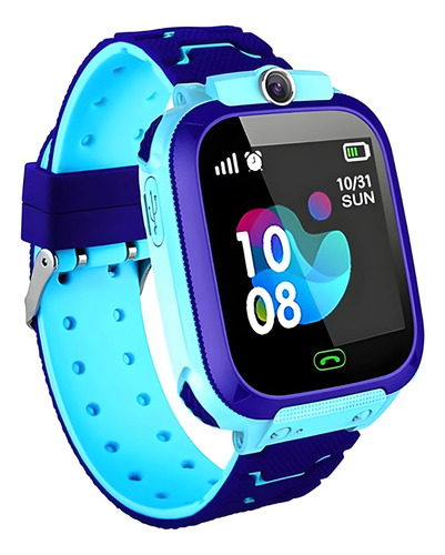 Reloj Smart Watch Niños, Reloj Gps, Reloj Inteligente Cámara Celeste Celeste Celeste
