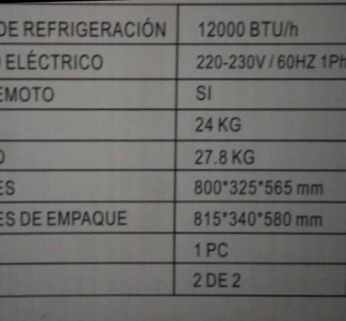 Aire Split 12000 Btu Hyundai Con Kit Consola Decorativa