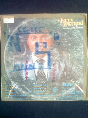 Lp. Jerry Legrand. Todo Me Gusta De Ti. 1984. Merngue.vinilo (Usado)