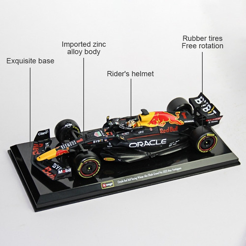 .. Burago 1:24 Red Bull F1 Racing Rb18 #1 Max Verstappen