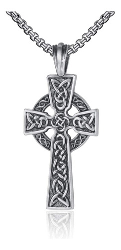 Evbea Collar Para Hombre Viking Celta Nudo Irlandés Oración