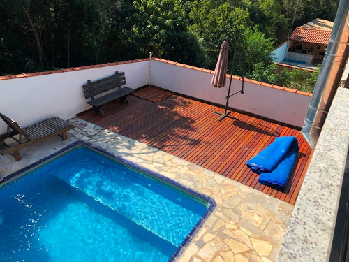 Chácara Com Piscina - Represa Dentro Do Condomínio Em Ibiúna