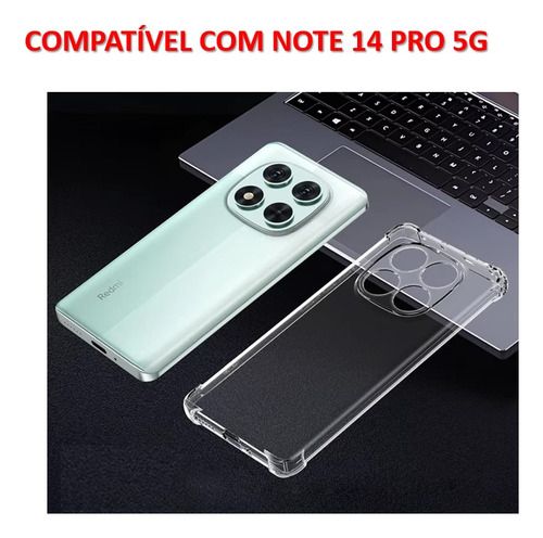 Capa + P Ceramica Privacidade +p Cam P/ Redmi Note 14 Pro 5g