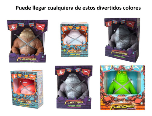 Imagen 2 de 7 de Figura Flexors Stretchapalz Coleccionable Estira Btf