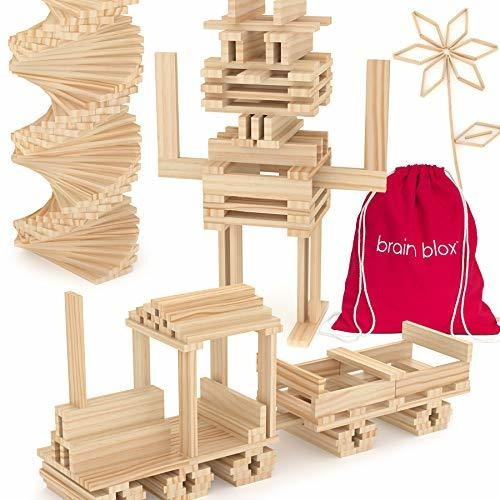 Brain Blox Bloques De Construcción De Madera Para Niños: Jue