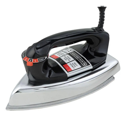 Ferro De Passar Roupa A Seco Black + Decker Com Base De Alumínio VFA1110
